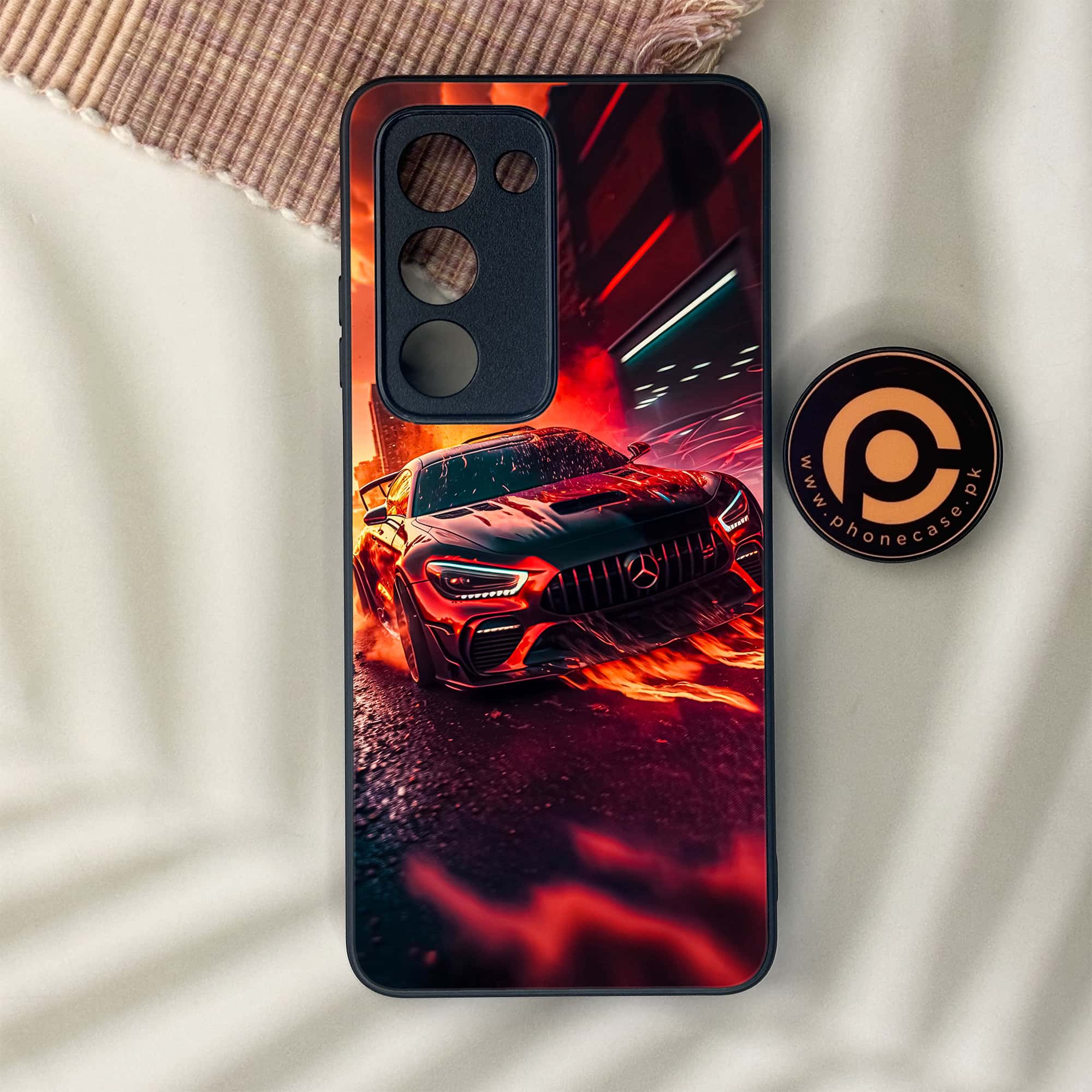 Oppo A5 2025 - Racing 2.0 Series - Premium Metal Printed soft Bumper shock Proof Case