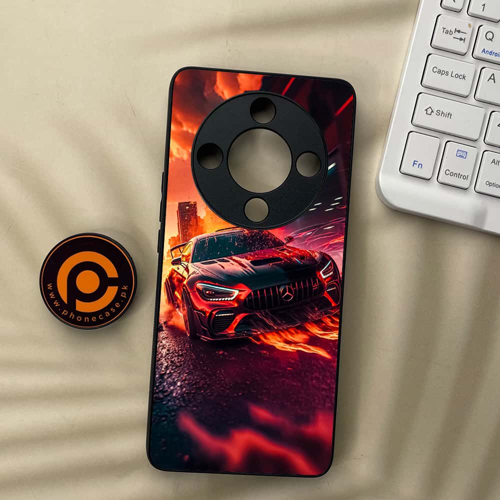 HONOR X9b 5G - Racing 2.0 Series - Premium Metal  Printed soft Bumper shock Proof Case