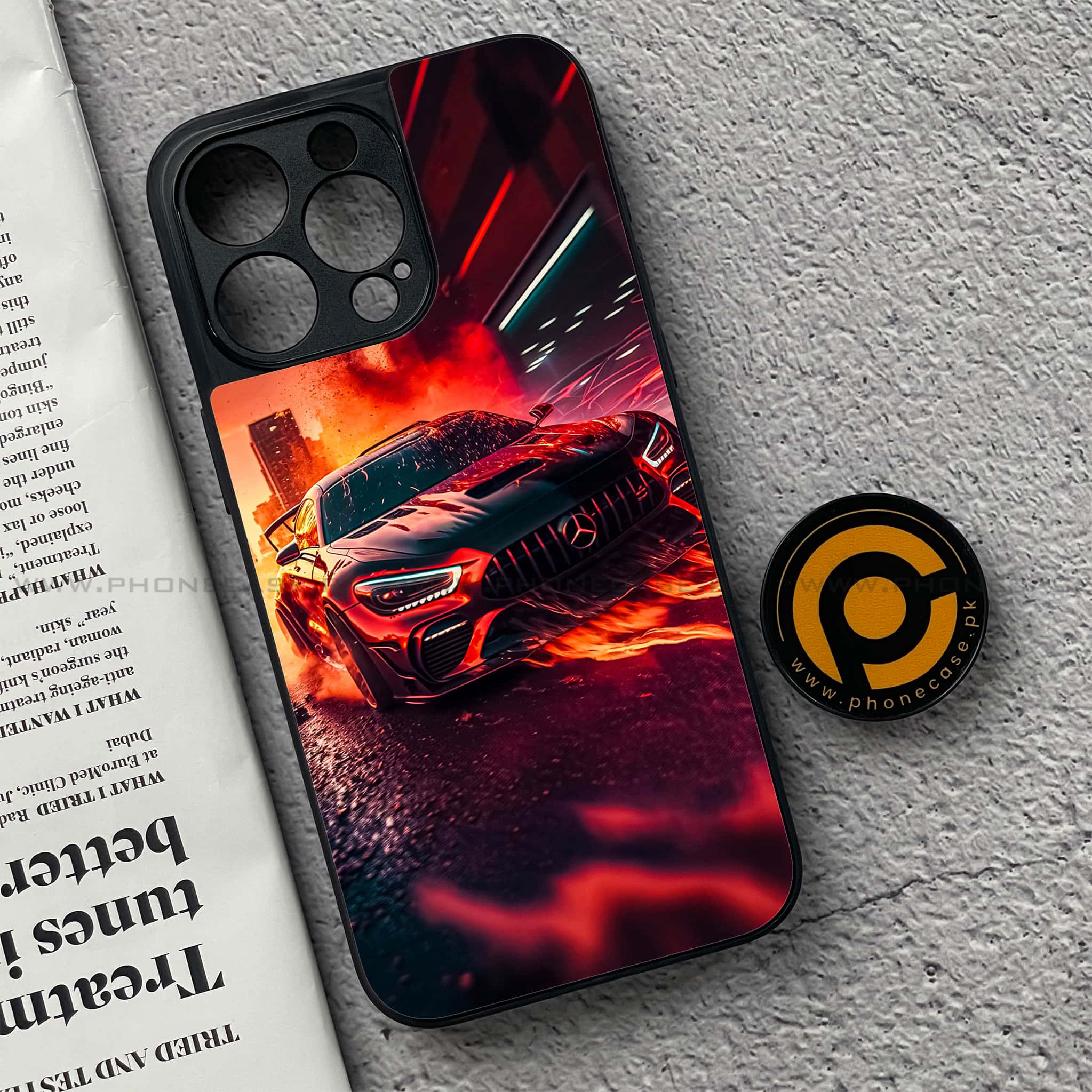 iPhone 15 Pro - Racing 2.0 Series - Premium Metal Printed soft Bumper shock Proof Case
