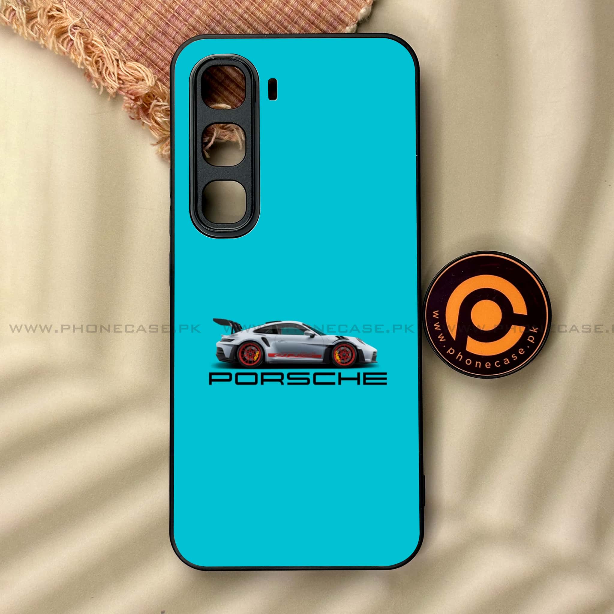 Infinix Hot 60 Pro - Racing 2.0 Series - Premium Metal Printed soft Bumper shock Proof Case