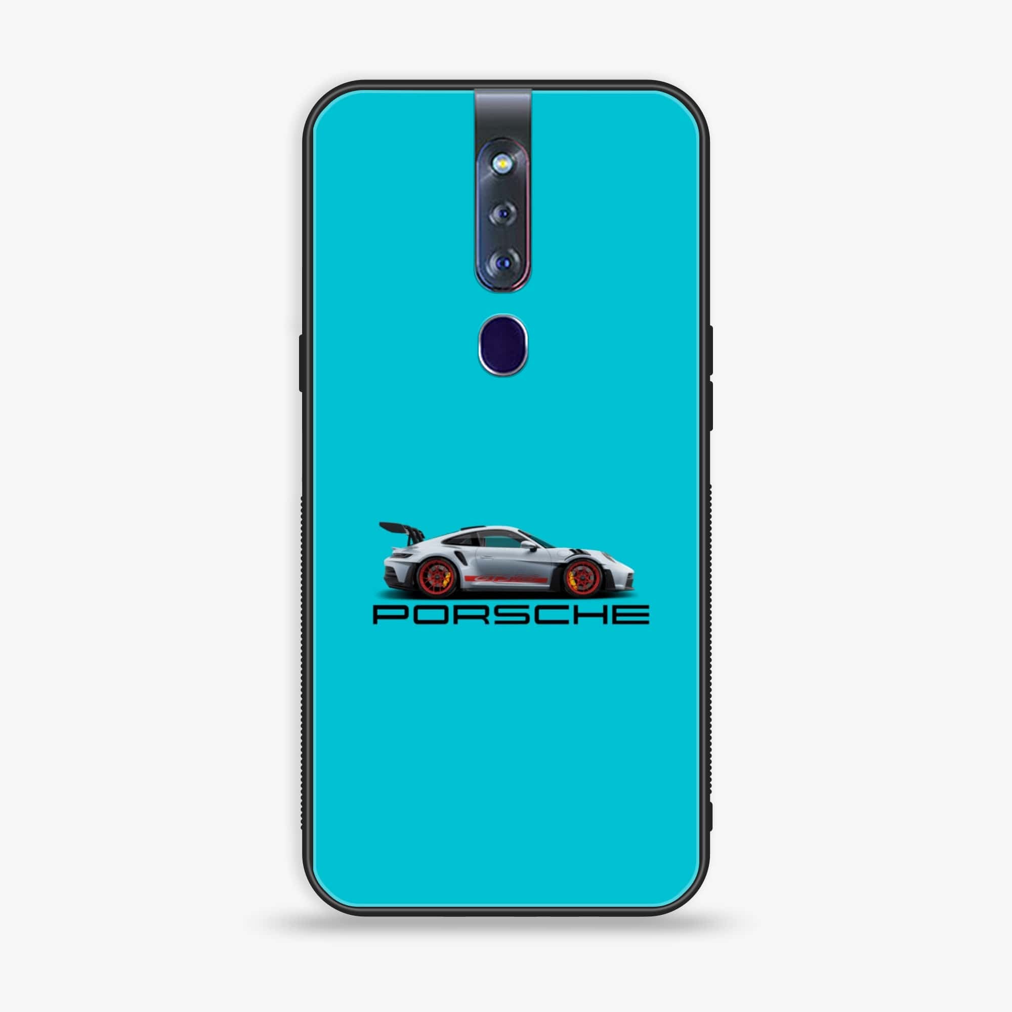 Oppo F11 Pro Racing Series 2.0 Premium Printed Glass soft Bumper shock Proof Case