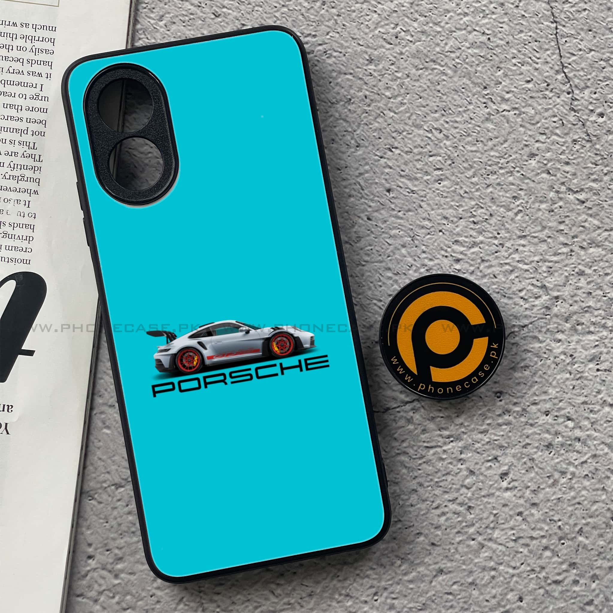 Oppo A18 4G - Racing 2.0 Series - Premium Metal  Printed soft Bumper shock Proof Case