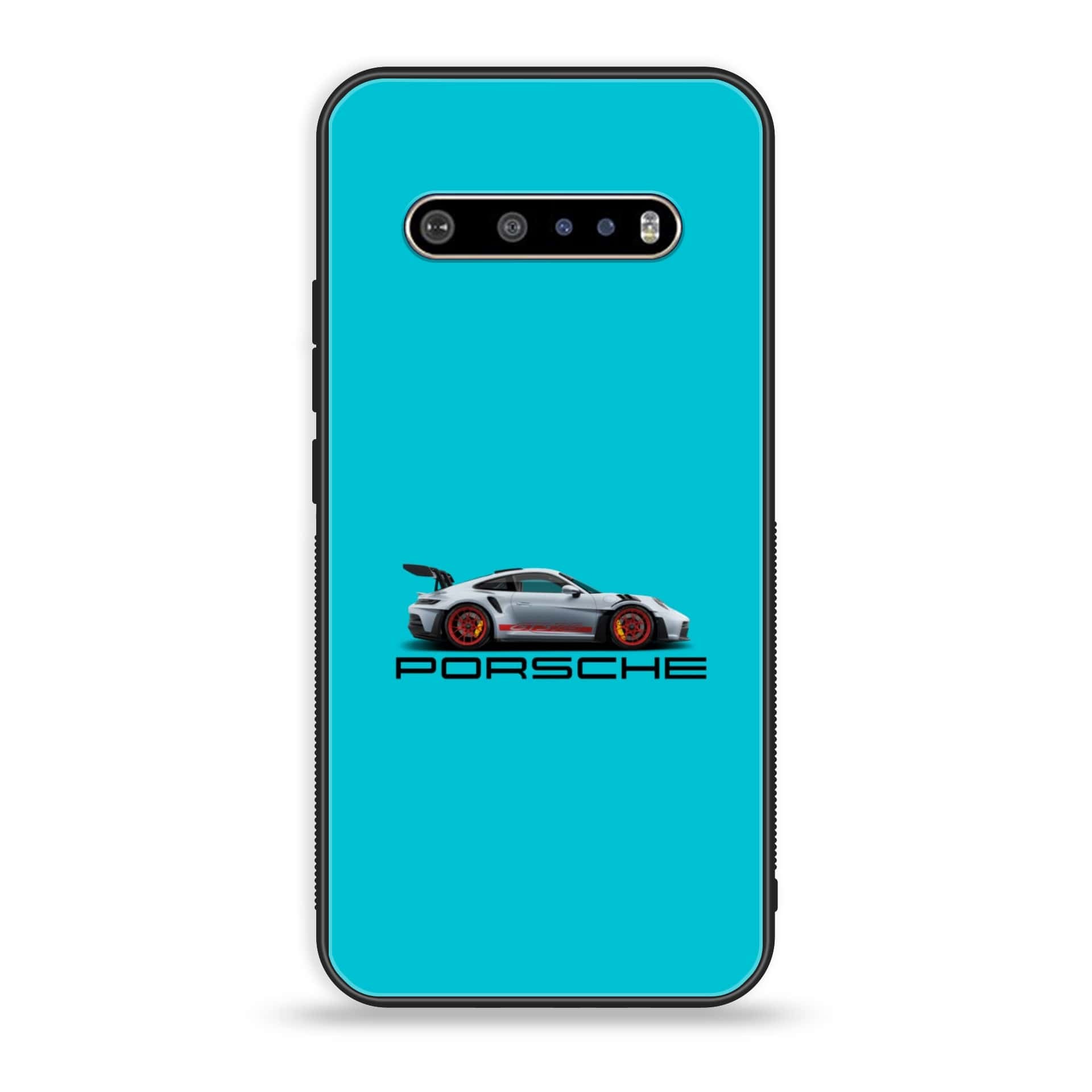 LG V60 Racing 2.0 Series Premium Printed Glass soft Bumper shock Proof Case