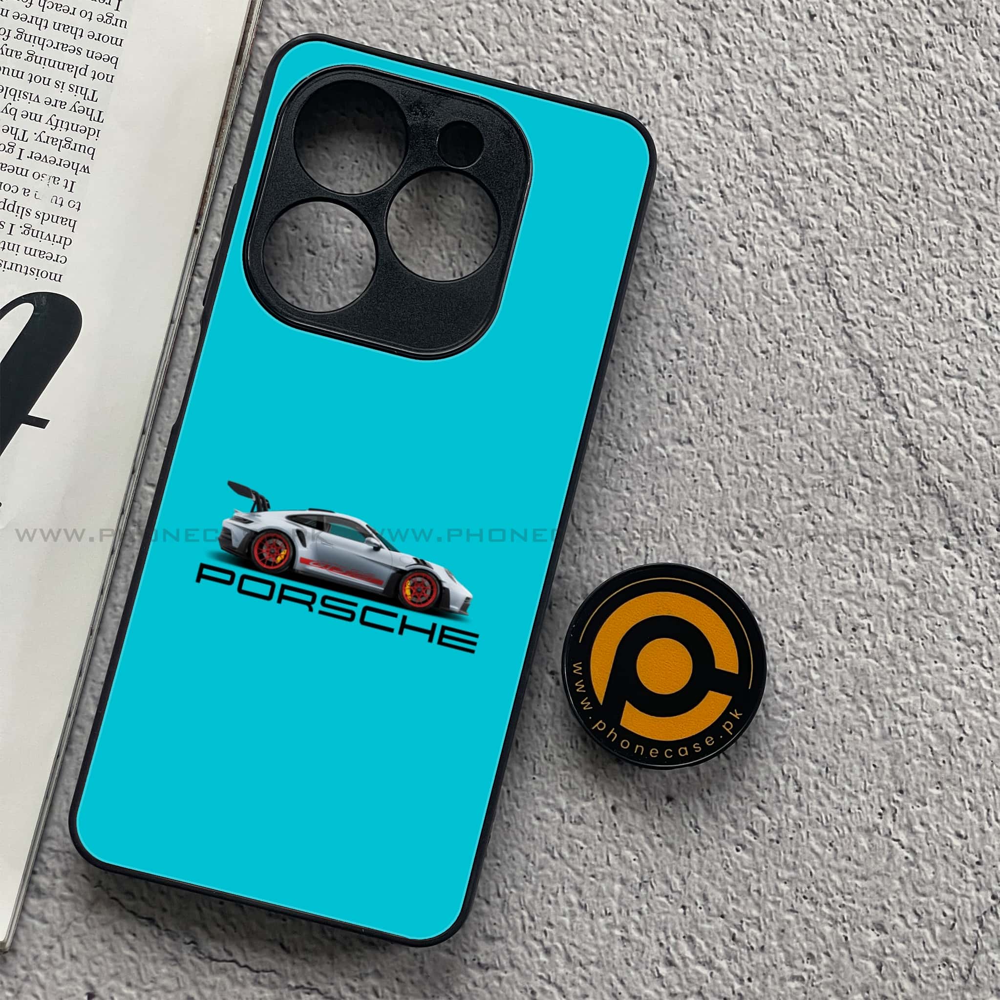 Realme C61 - Racing 2.0 Series - Premium Metal Printed soft Bumper shock Proof Case