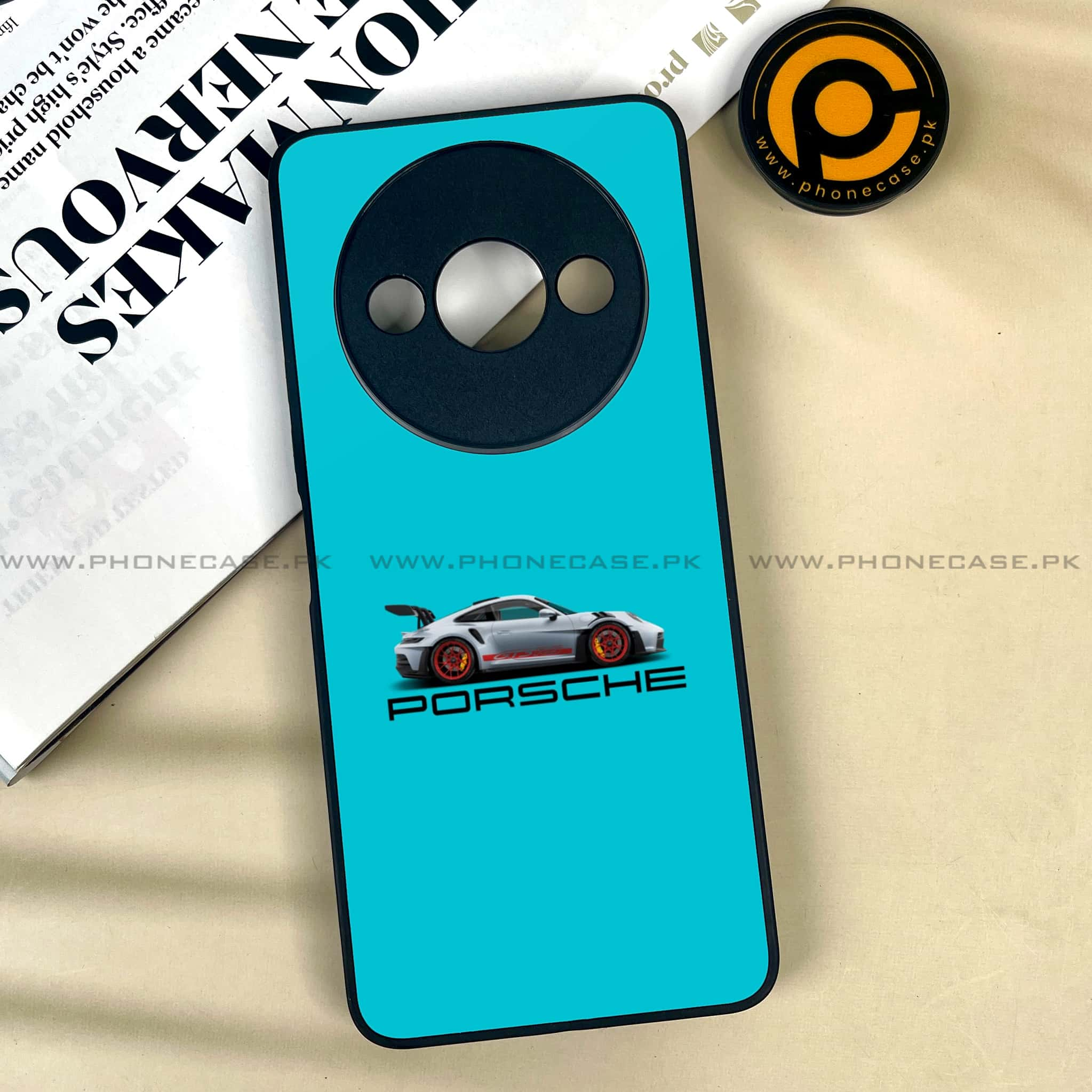 Xiaomi Redmi A3x - Racing Series 2.0 - Premium Printed Metal soft Bumper shock Proof Case