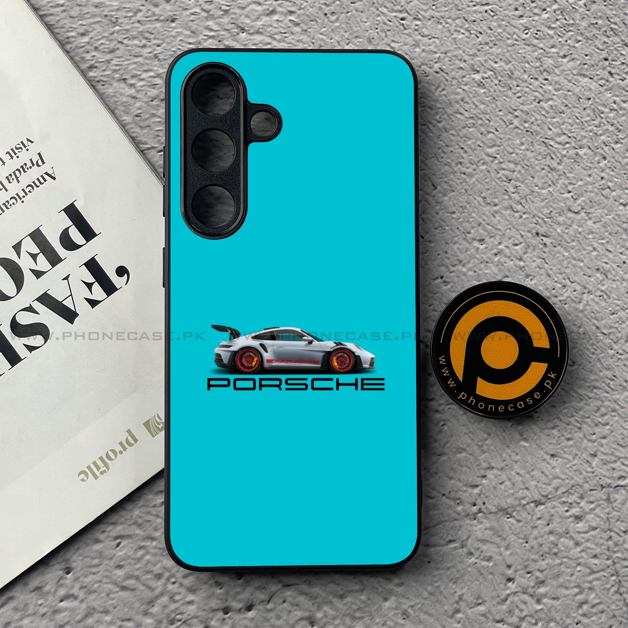 Samsung Galaxy S25 FE - Racing 2.0 Series - Premium Metal Printed soft Bumper shock Proof Case