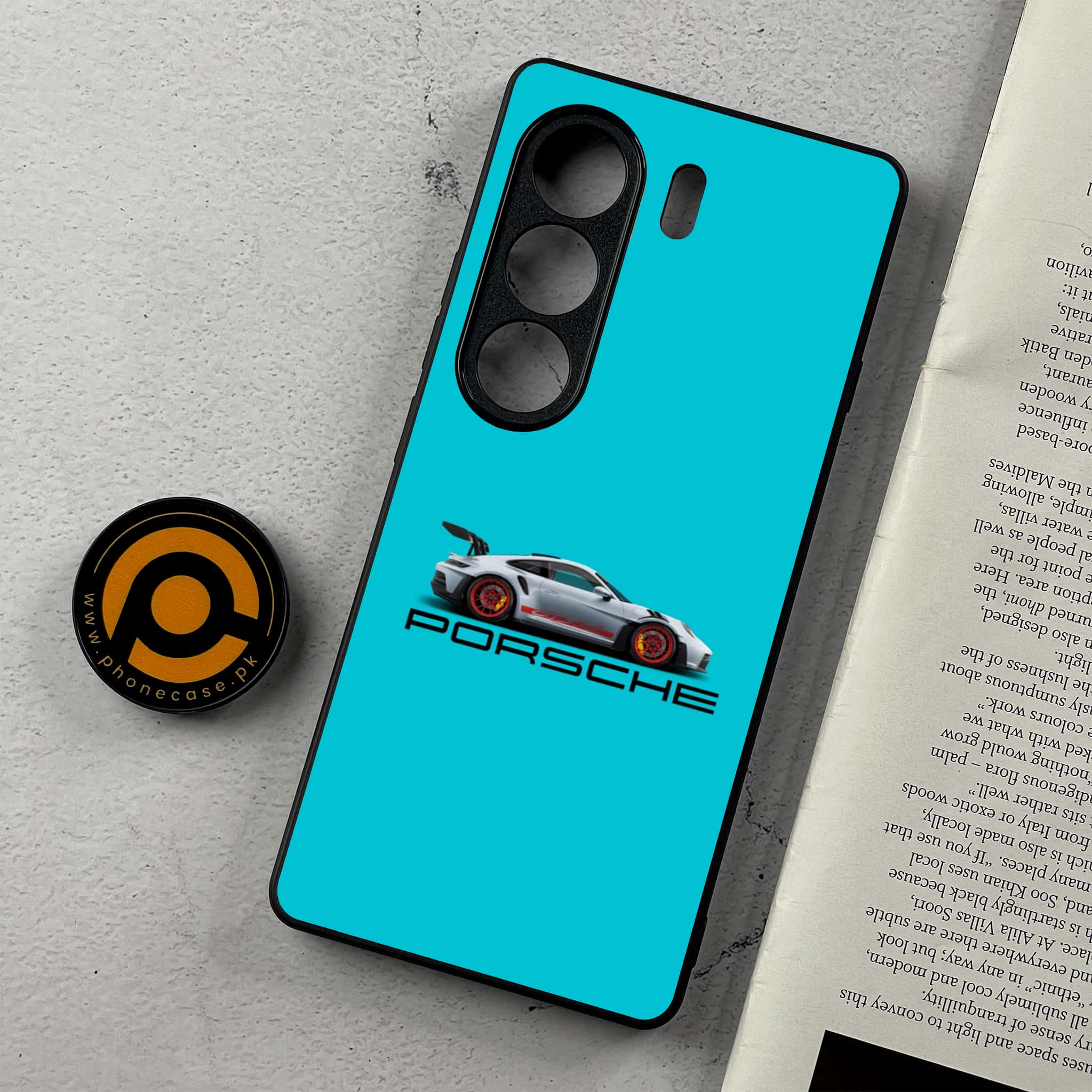 Tecno Camon 40 - Racing 2.0 Series - Premium Metal Printed Soft Bumper Shockproof Case