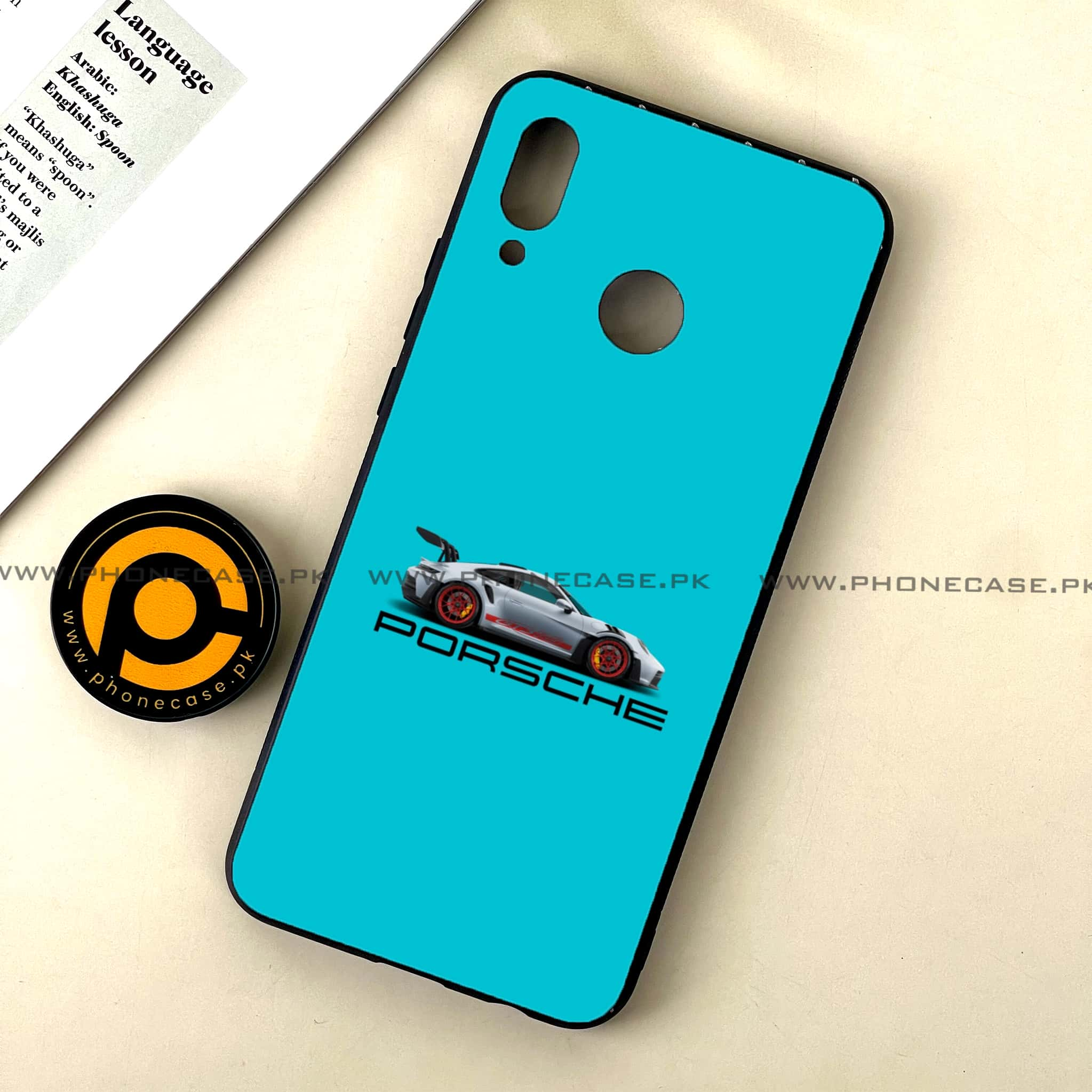 Huawei Nova 3 - Racing 2.0 Series - Premium Printed Glass soft Bumper shock Proof Case