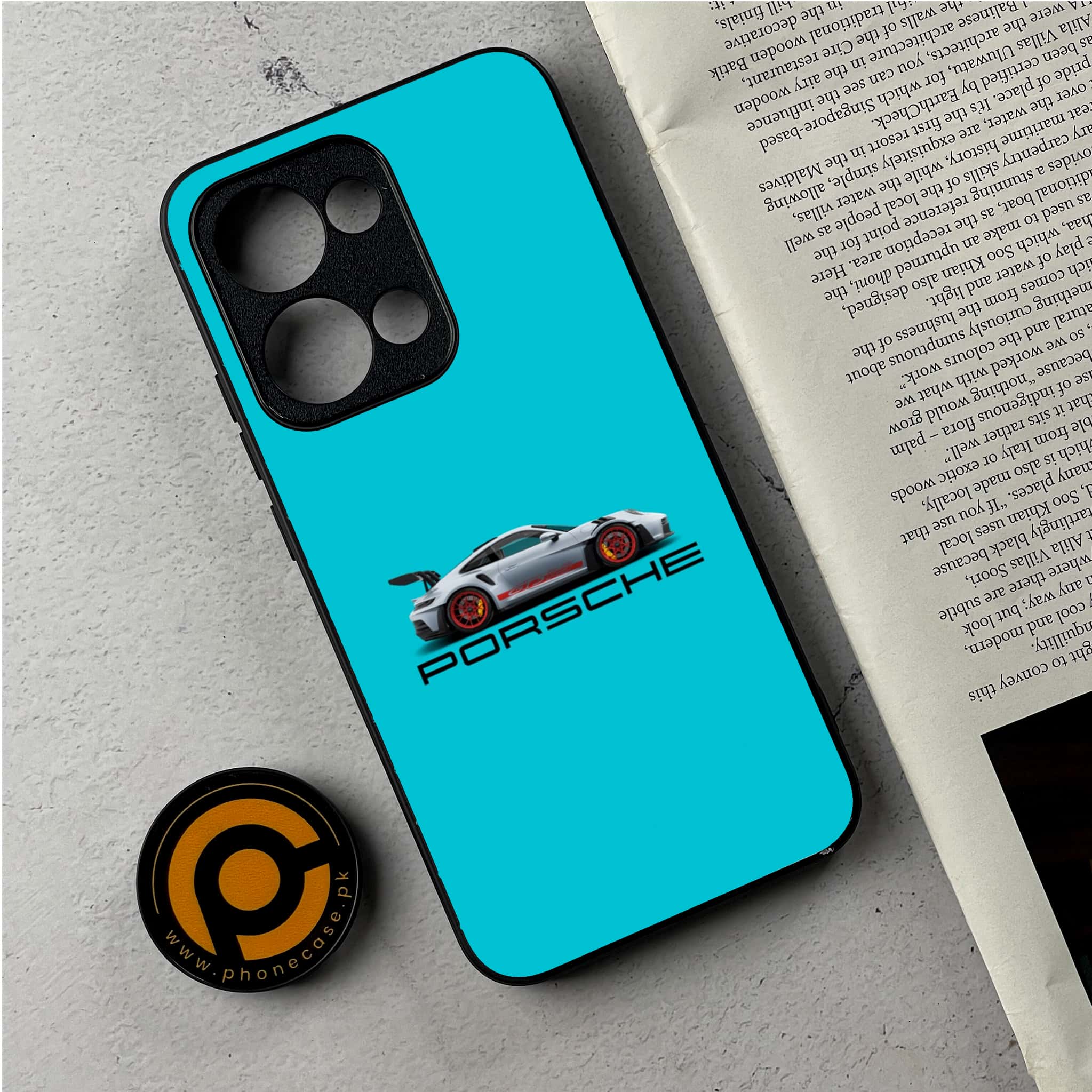 Oppo Reno 13 - Racing 2.0 Series - Premium Metal Printed Soft Bumper Shockproof Case
