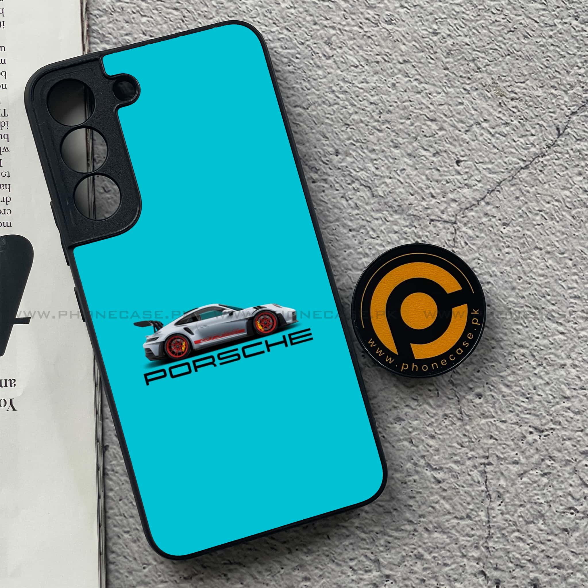 Samsung Galaxy S22 - Racing 2.0 Series - Premium Metal Printed soft Bumper shock Proof Case