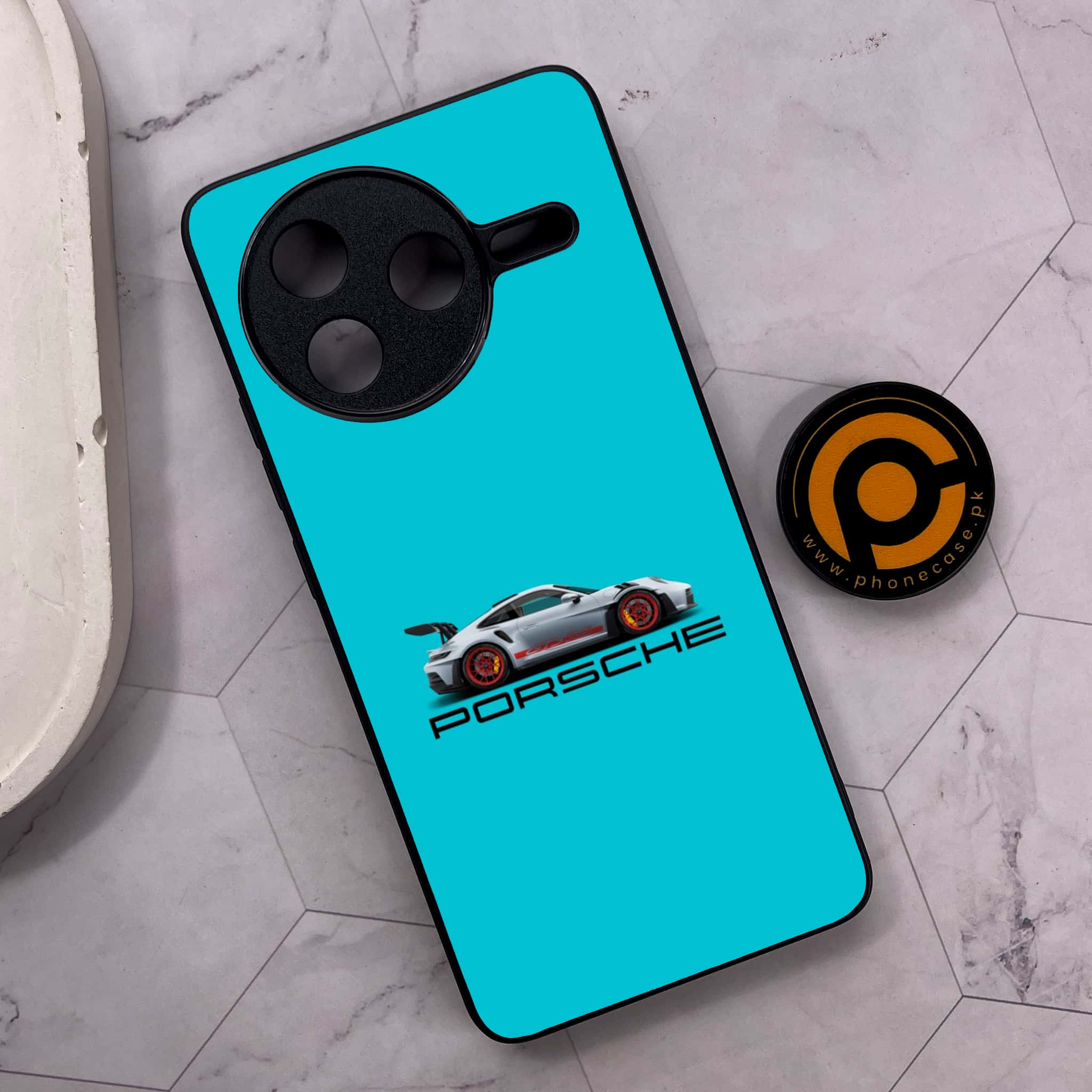 Xiaomi Poco F7 Pro 5G - Racing 2.0 Series - Premium Metal Printed soft Bumper shock Proof Case