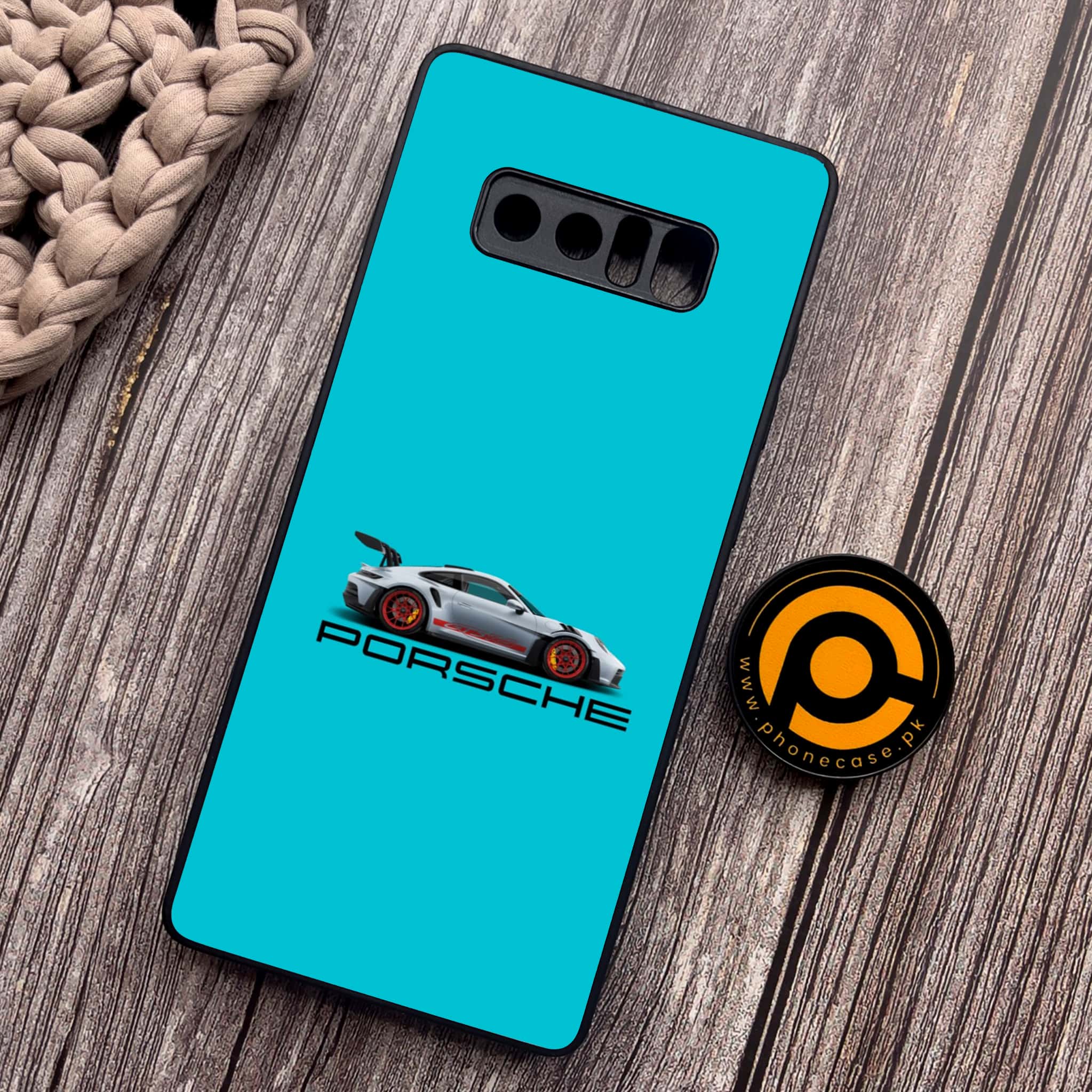 Samsung Galaxy Note 8 - Racing 2.0 Series - Premium Printed Glass soft Bumper shock Proof Case