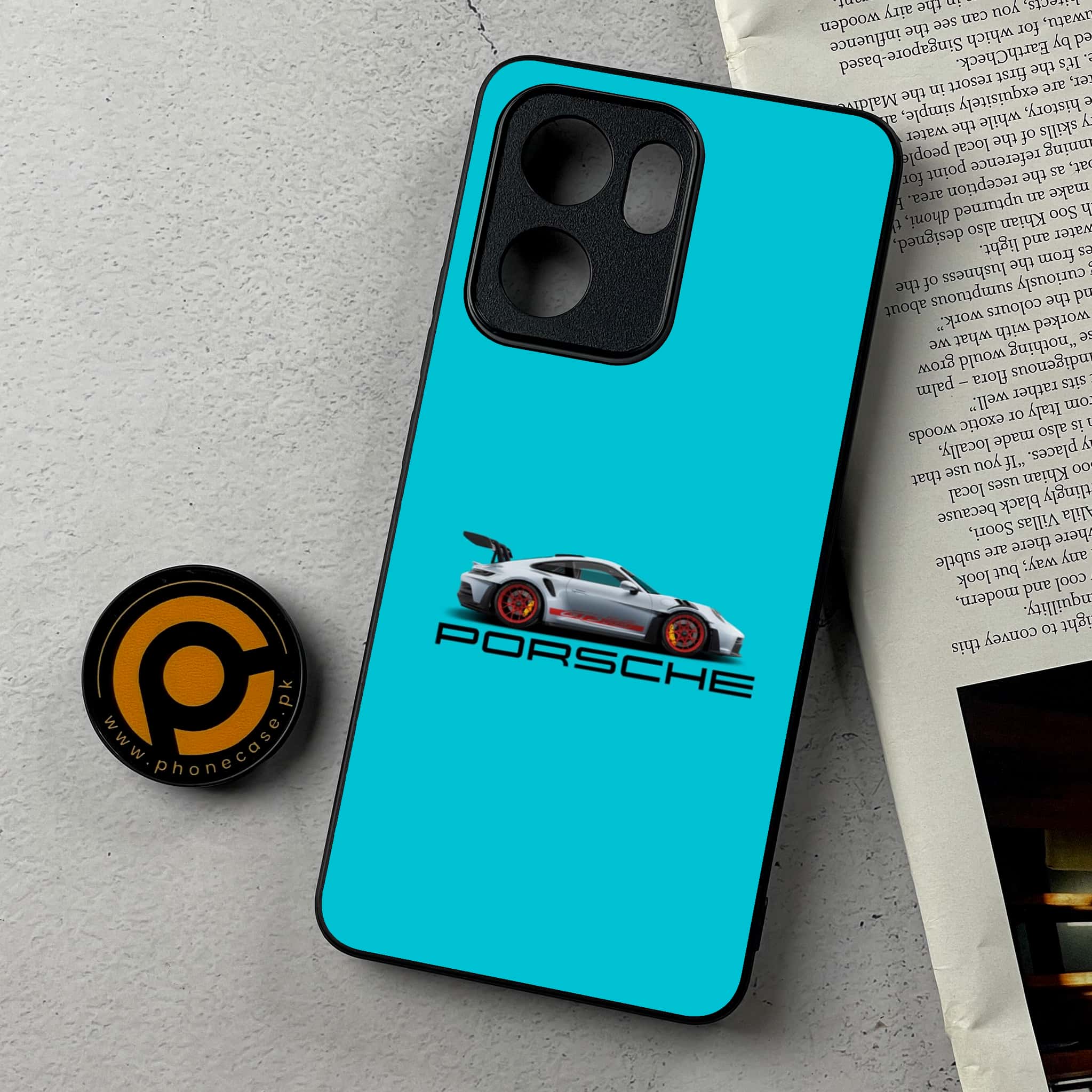 Oppo Reno 14F - Racing 2.0 Series - Premium Metal Printed Soft Bumper Shockproof Case