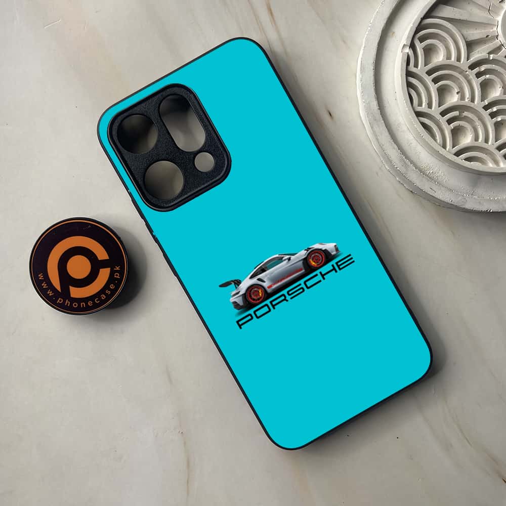 Oppo Reno 14 5G - Racing 2.0 Series - Premium Metal Printed soft Bumper shock Proof Case