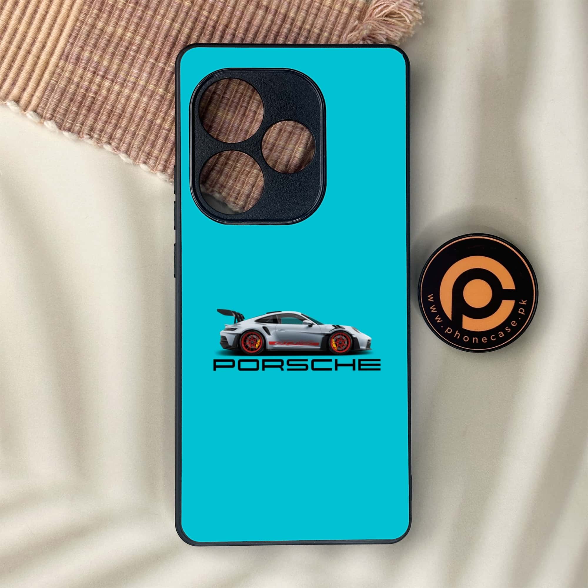 Realme GT 6 - Racing 2.0 Series - Premium Metal Printed soft Bumper shock Proof Case
