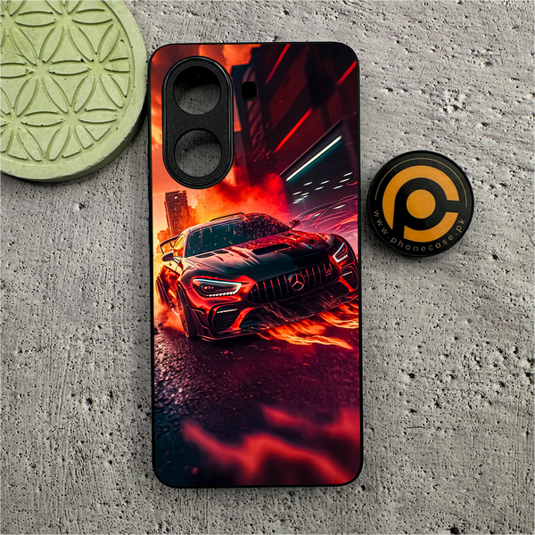 Xiaomi Poco X7 Pro 5G - Racing 2.0 Series - Premium Metal  Printed soft Bumper shock Proof Case