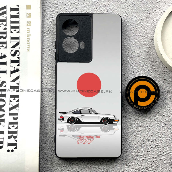 Moto G85 - Racing 2.0 Series - Premium Printed Glass soft Bumper shock Proof Case