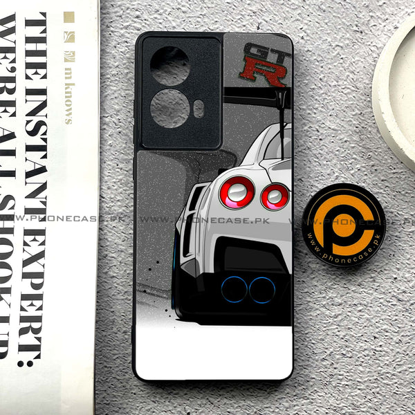 Moto G85 - Racing 2.0 Design 5- Premium Printed Glass soft Bumper shock Proof Case CS-45153