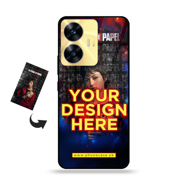 Realme C55 - Customize your own - Premium Metal Printed soft Bumper shock Proof Case