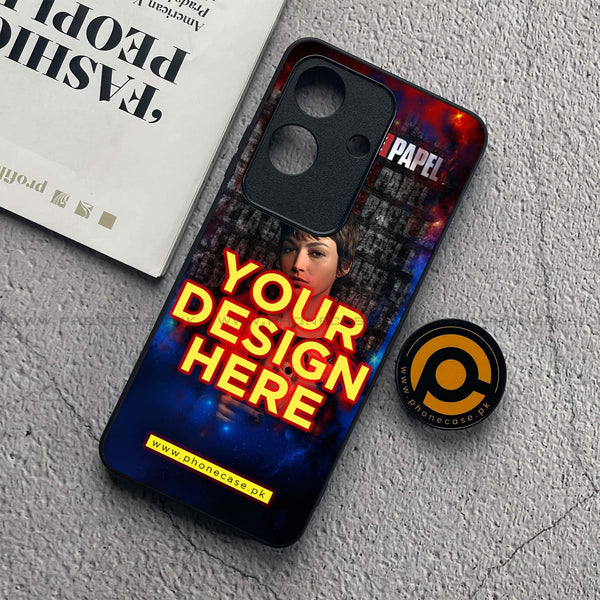 Realme Note 60x - Customize your own - Premium Metal Printed soft Bumper shock Proof Case