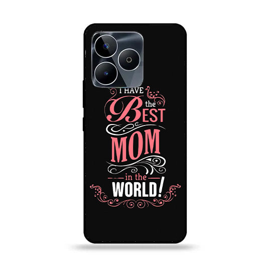 Realme Note 50 - World's Best Mom  - Premium Metal Printed soft Bumper shock Proof Case CS-32150