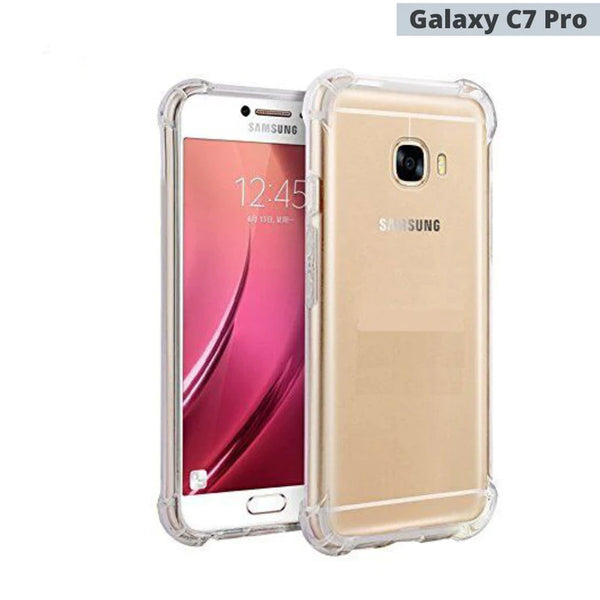 Samsung Galaxy C7 Pro ANTI CRASH SHOCK PROOF TRANSPARENT CASE