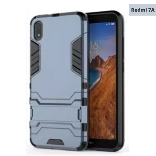 Redmi 7A Hybrid TPU+PC Iron Man Armor Shield Case