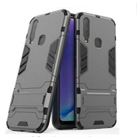 Vivo Y19 Hybrid TPU+PC Iron Man Armor Shield Case