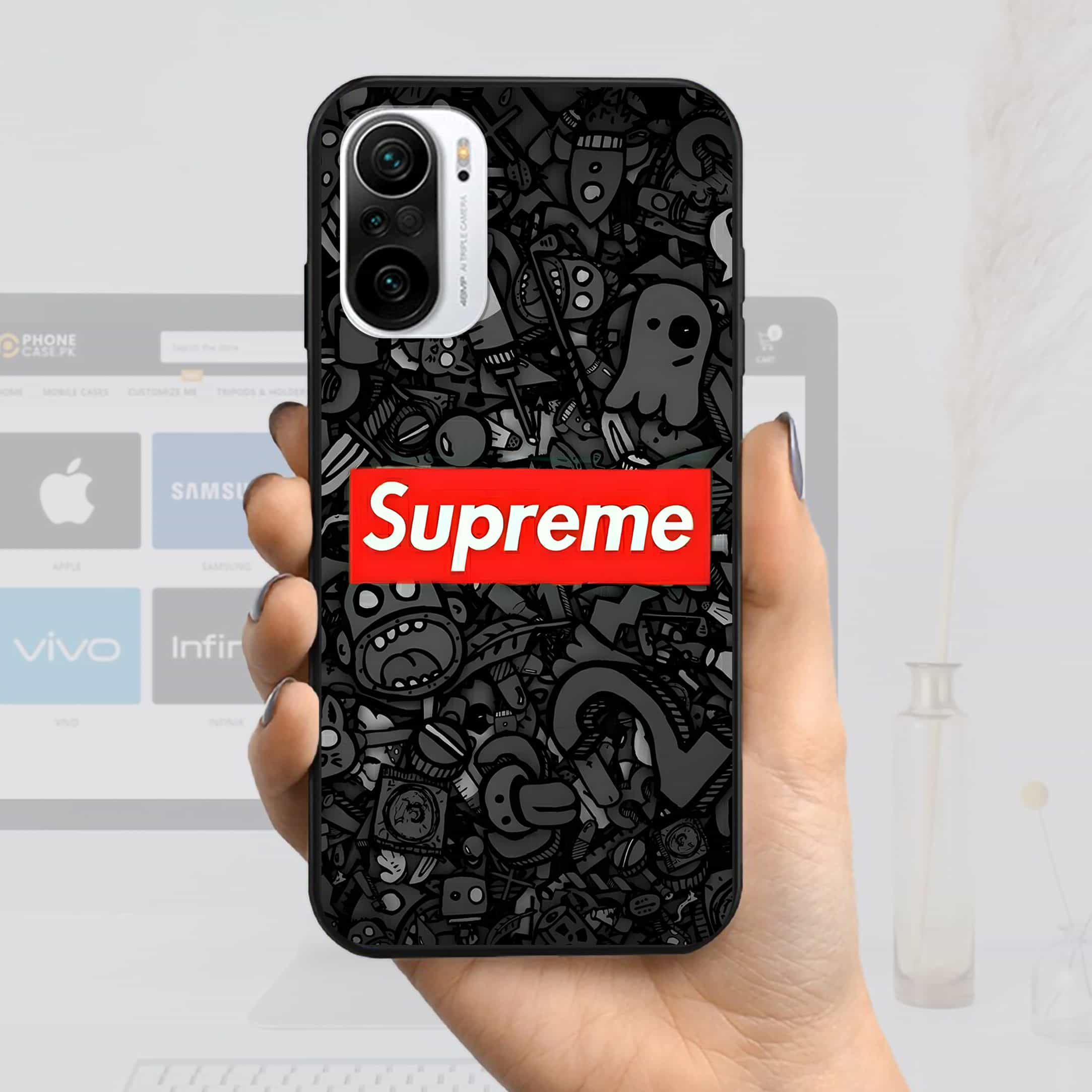 Supreme Design Series - HQ Ultra Shine Premium Metal Phone Case All Models