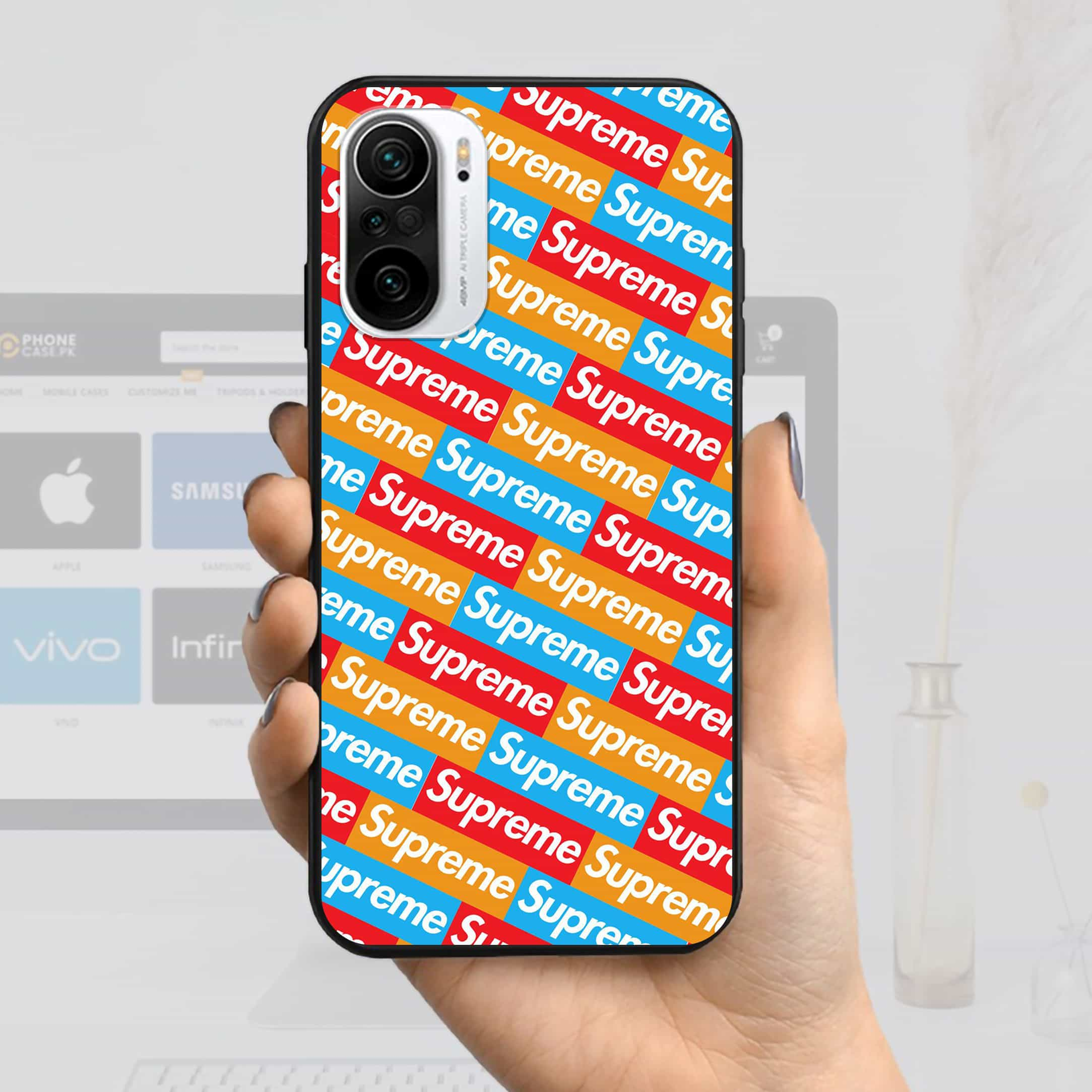 Supreme Design Series - HQ Ultra Shine Premium Metal Phone Case All Models