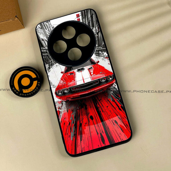 Xiaomi Poco C75 4G - Red Muscle Car Thrill -  Premium Printed Metal soft Bumper shock Proof Case