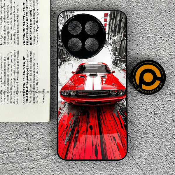 OnePlus 13R - Red Muscle Car Thrill - Premium Printed Metal soft Bumper shock Proof Case