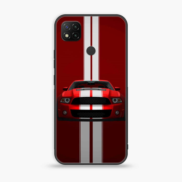 Realme C12/C25/C25s/Narzo 30A - Muscle Racing Car -  Premium Printed Metal soft Bumper shock Proof Case CS-46127