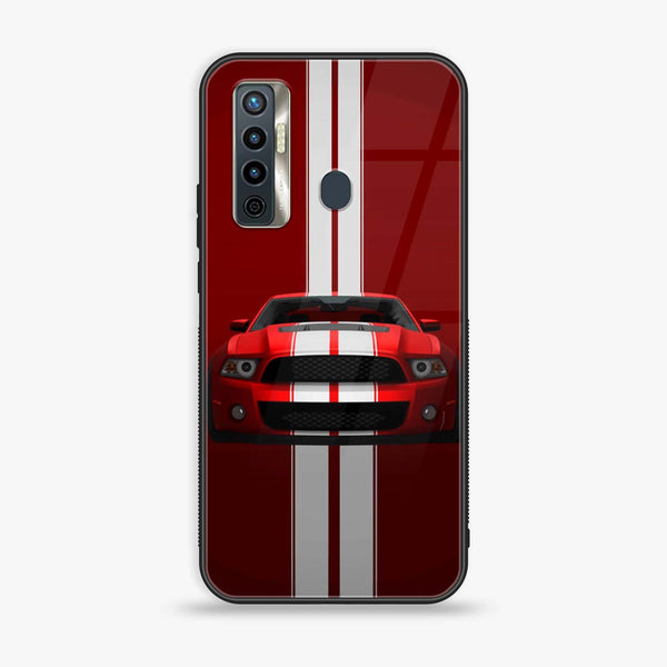 Tecno Camon 17 - Red Mustang - Premium Printed Glass Case