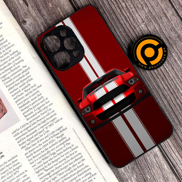 Xiaomi Redmi 12 - Muscle Racing Car - Premium Printed Glass soft Bumper Shock Proof Case CS-26170