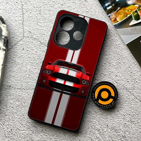 Oppo A5 Pro  - Muscle Racing Car  - Premium Printed Metal soft Bumper shock Proof Case