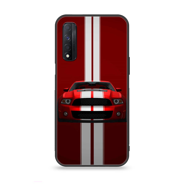 Realme Narzo 30 - Red Mustang - Premium Printed Glass Case