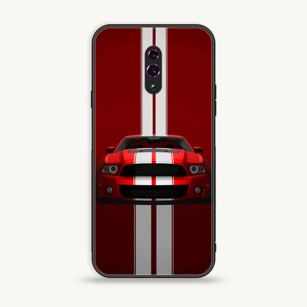 OPPO Reno - Red Mustang - Premium Printed Glass Case