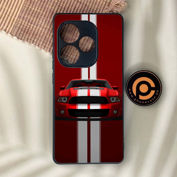 Realme GT 6 - Muscle Racing Car - Premium Metal Printed soft Bumper shock Proof Case
