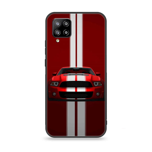 Samsung Galaxy A42 - Muscle Racing Car - Premium Printed Glass soft Bumper Shock Proof Case