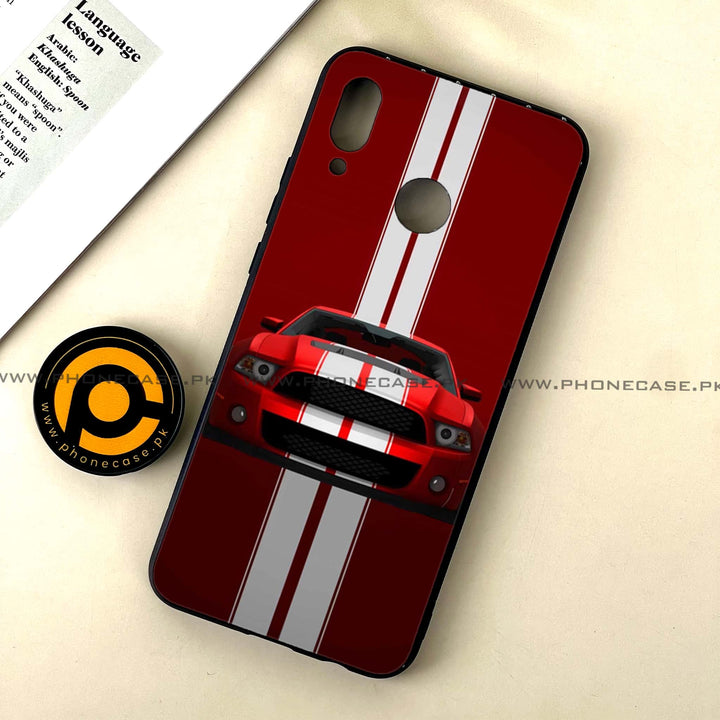 Huawei Nova 3 - Muscle Racing Car - Premium Printed Glass soft Bumper Shock Proof Case