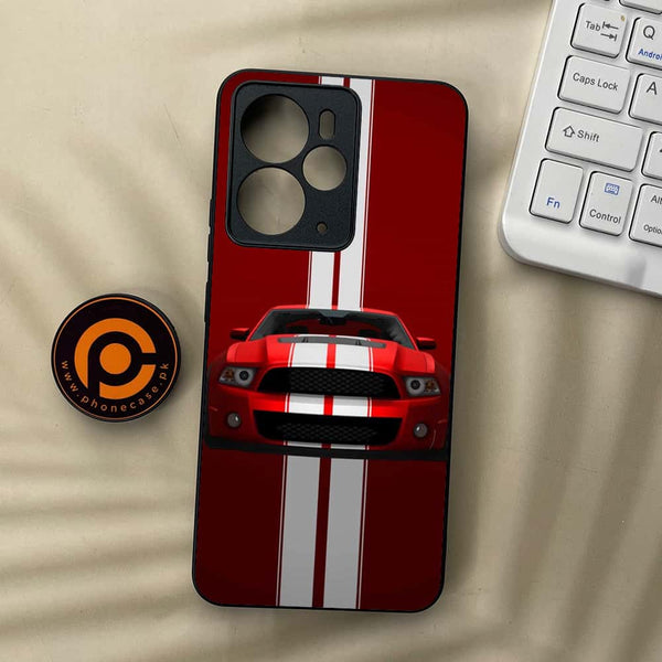 Realme 14T 5G - Muscle Racing Car - Premium Metal Printed soft Bumper Shock Proof Case