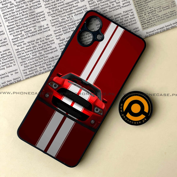 Samsung Galaxy A06 - Muscle Racing Car - Premium Metal Printed soft Bumper shock Proof Case
