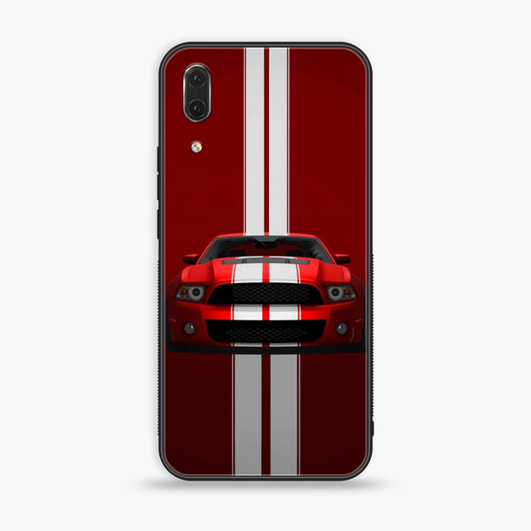 Huawei P20 - Red Mustang - Premium Printed Glass Case