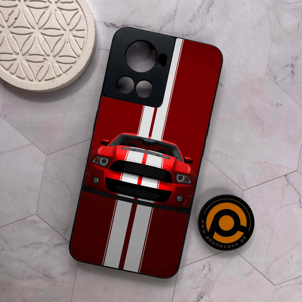 OnePlus 10R - Muscle Racing Car  - Premium Metal Printed soft Bumper shock Proof Case