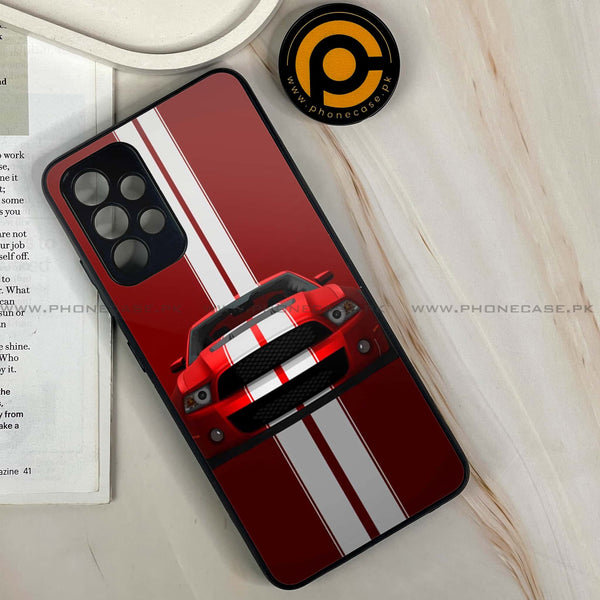 Samsung Galaxy A32 - Muscle Racing Car - Premium Printed Glass soft Bumper shock Proof Case