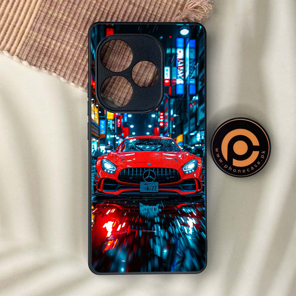 Realme GT 6 - V8 GT Racing Car - Premium Metal Printed soft Bumper shock Proof Case
