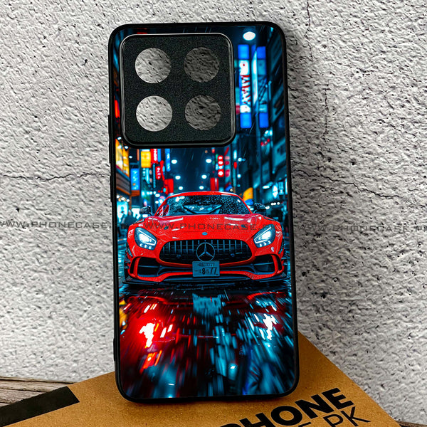 Xiaomi 14T - Red Racing Car - Premium Printed Glass soft Bumper shock Proof Case