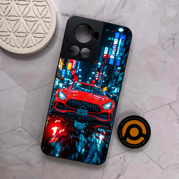 OnePlus 10R - V8 GT Racing Car  - Premium Metal Printed soft Bumper shock Proof Case