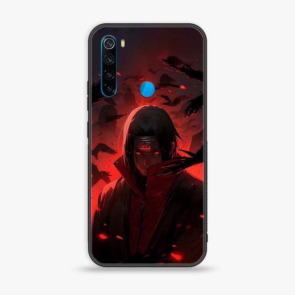 Xiaomi Redmi Note 8 - Red Rings - Premium Printed Glass soft Bumper Shock Proof Case